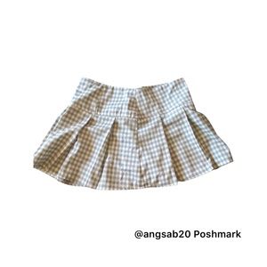 PLAID MINI SKIRT by Forever 21